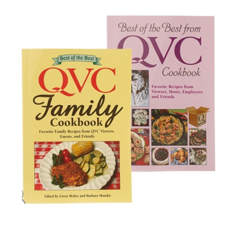 QVC Best of the Best & QVC Family Cookbook Set